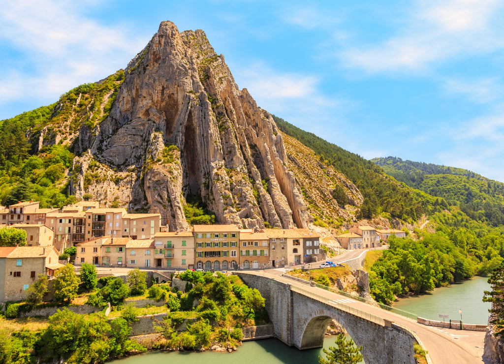 Sisteron in Provence, France