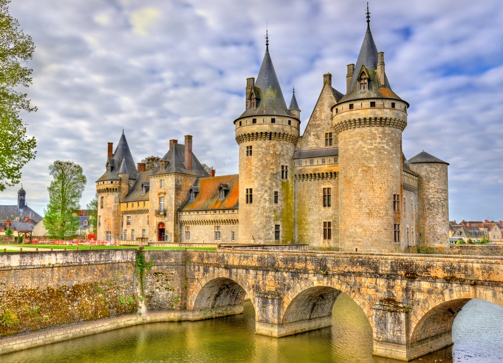 Chateau de Sully-sur-Loire, on of the Loire Valley castles in France