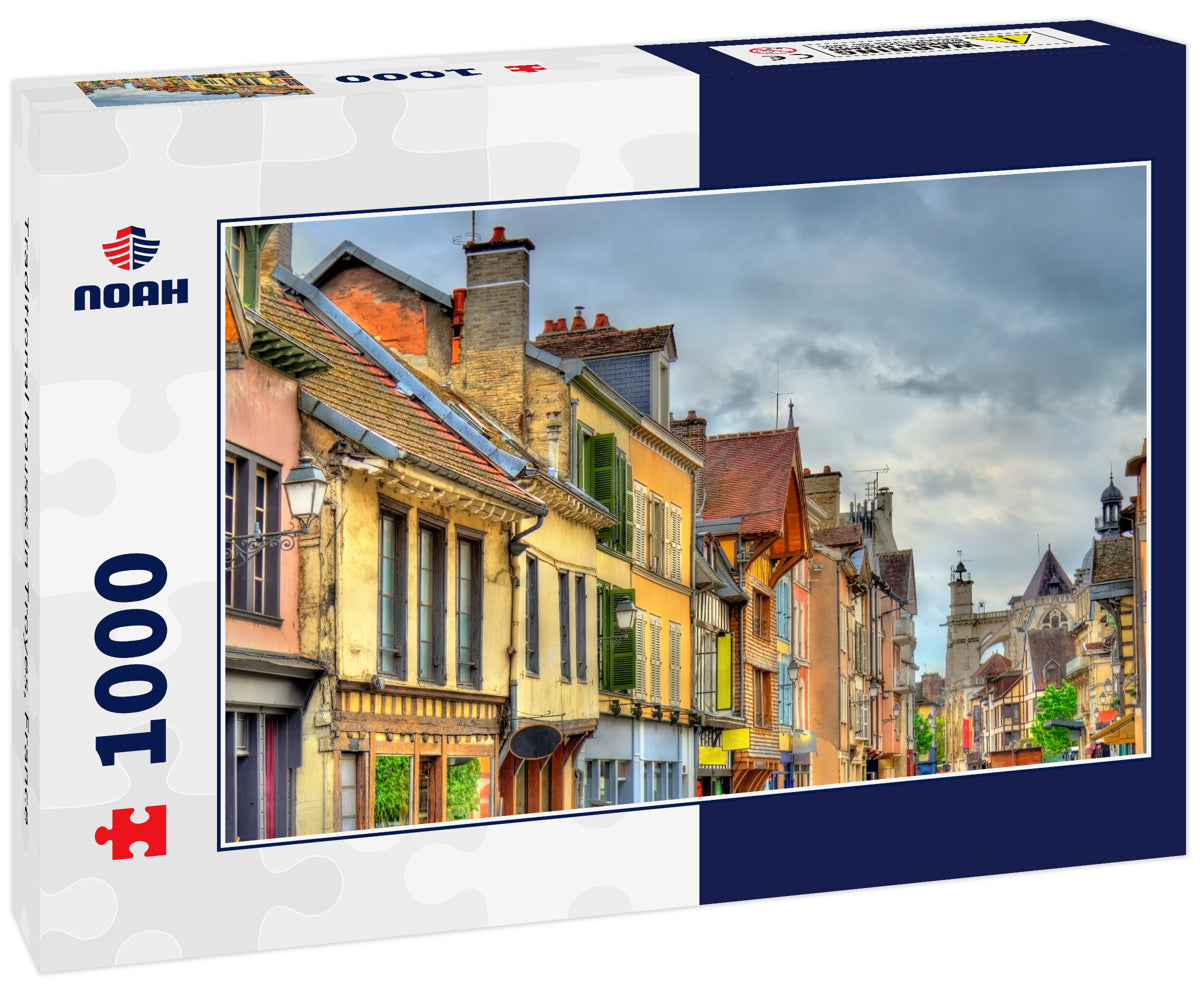 Traditional houses in Troyes, France