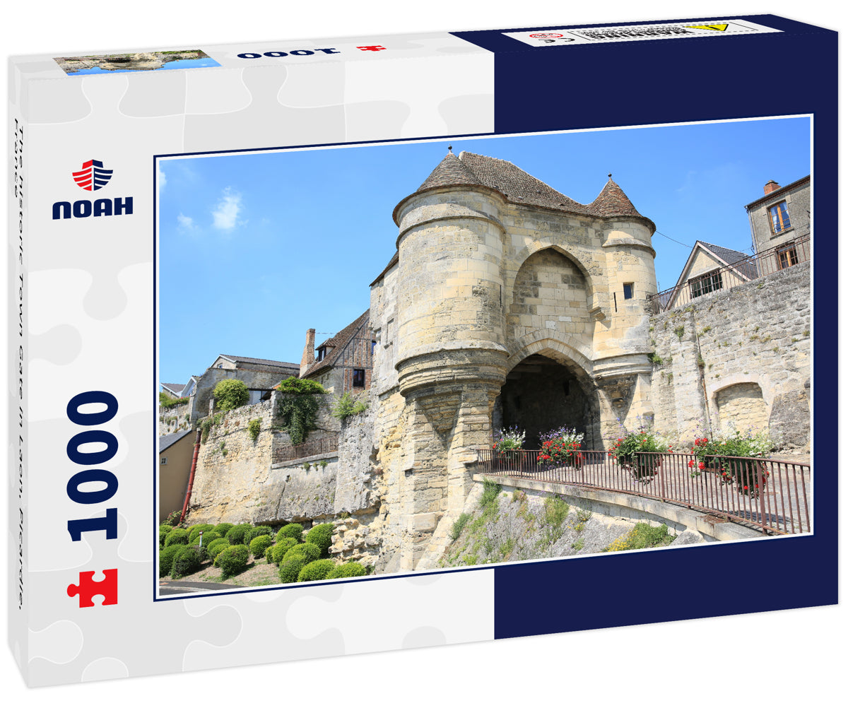 The historic Town Gate in Laon, Picardie, France