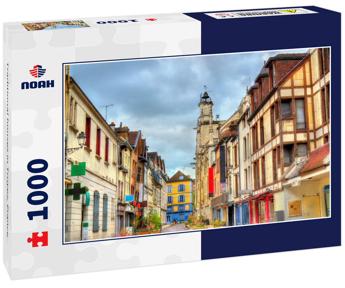 Traditional houses in Troyes, France