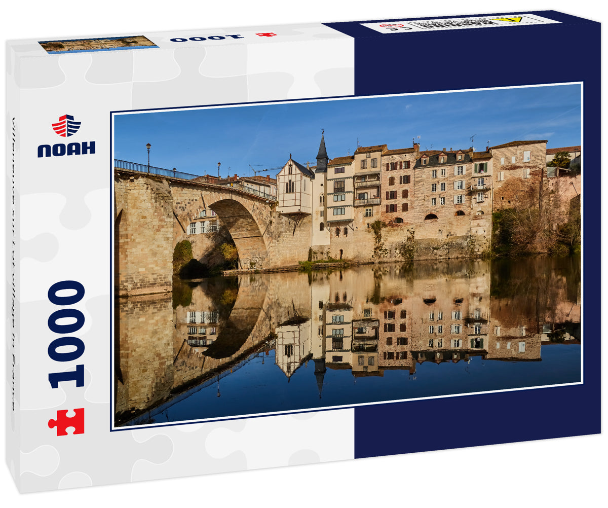 Villeneuve sur Lot village in France