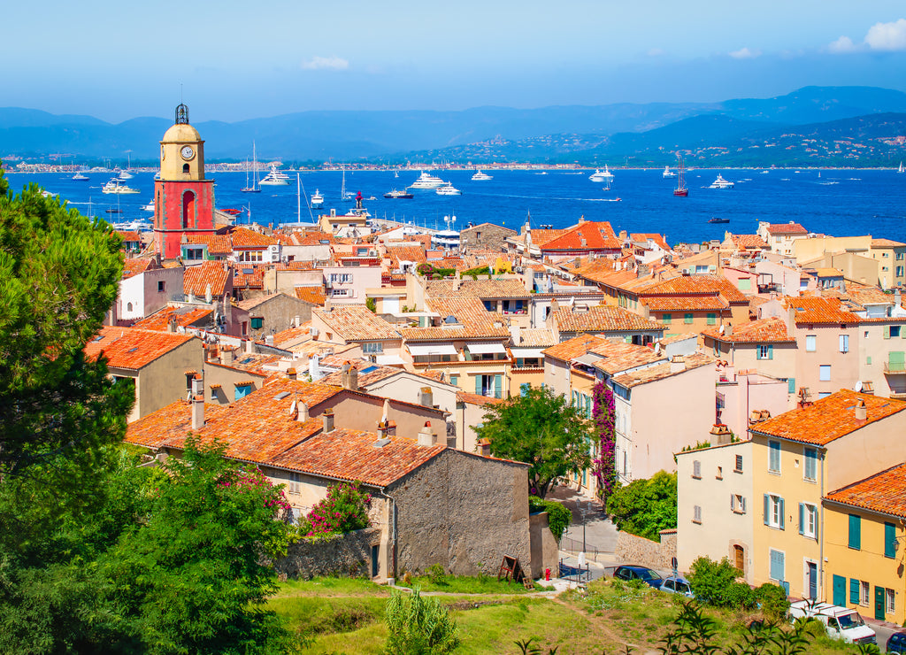 Old town in St Tropez, Provence, France
