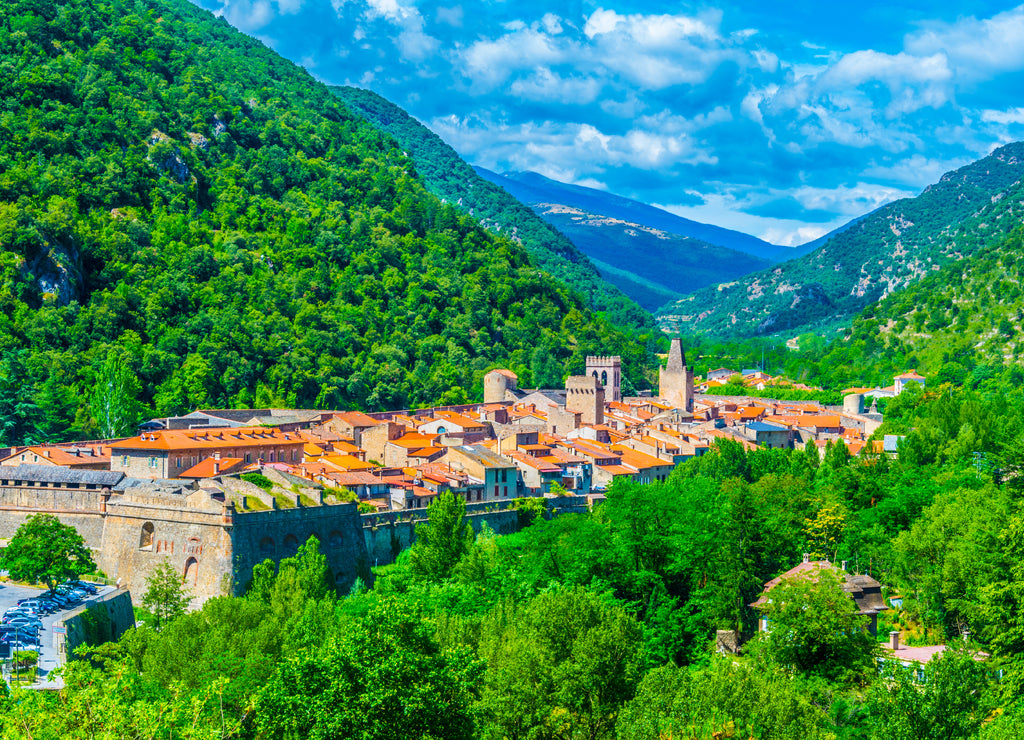 Villefranche de Conflent village in France