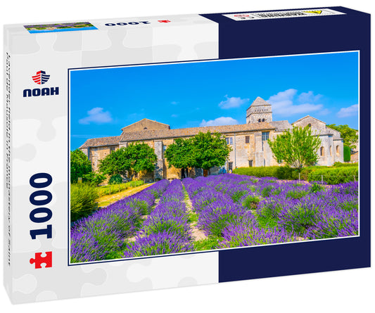 Lavender field in the monastery of Saint Paul de Mausole in France