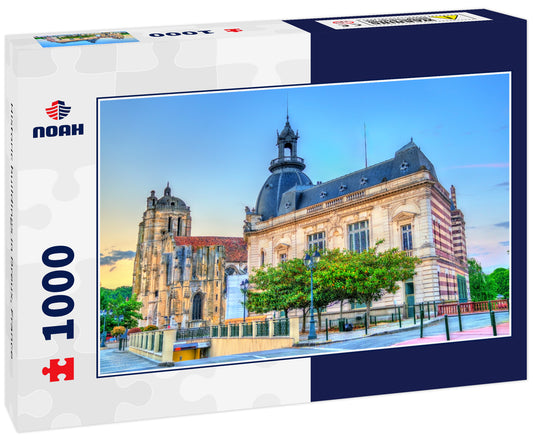 Historic buildings in Dreux, France