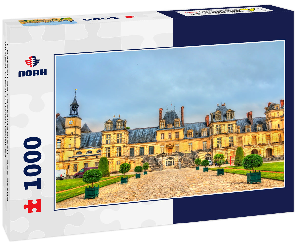 Chateau de Fontainebleau, one of the largest French royal palaces