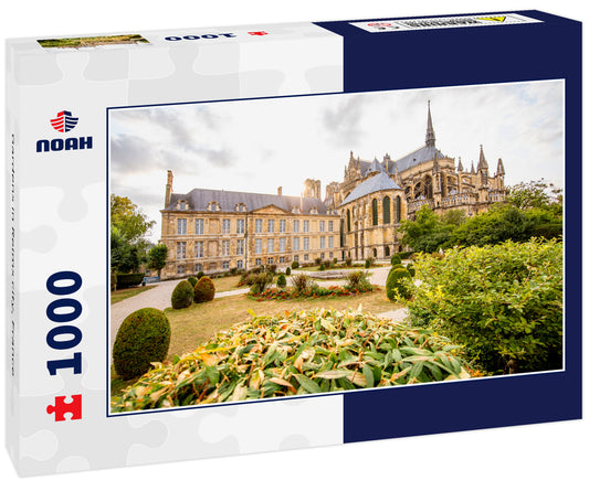 Gardens in Reims city, France