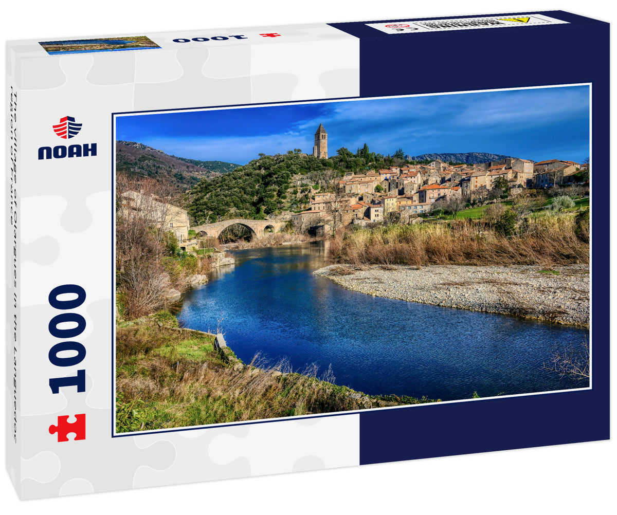 The village of Olargues in the Languedoc region of France