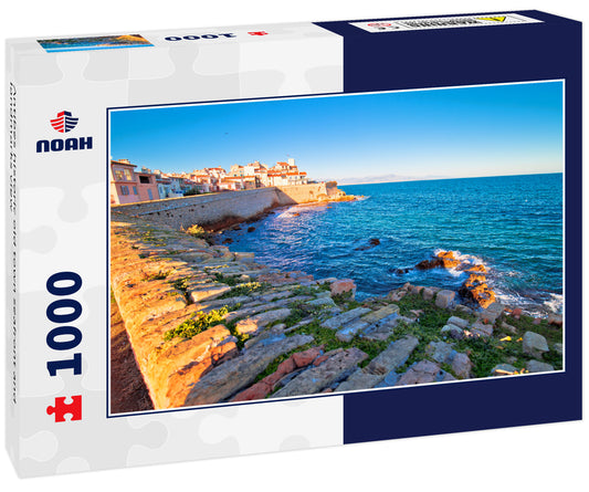 Antibes historic old town seafront and landmarks view
