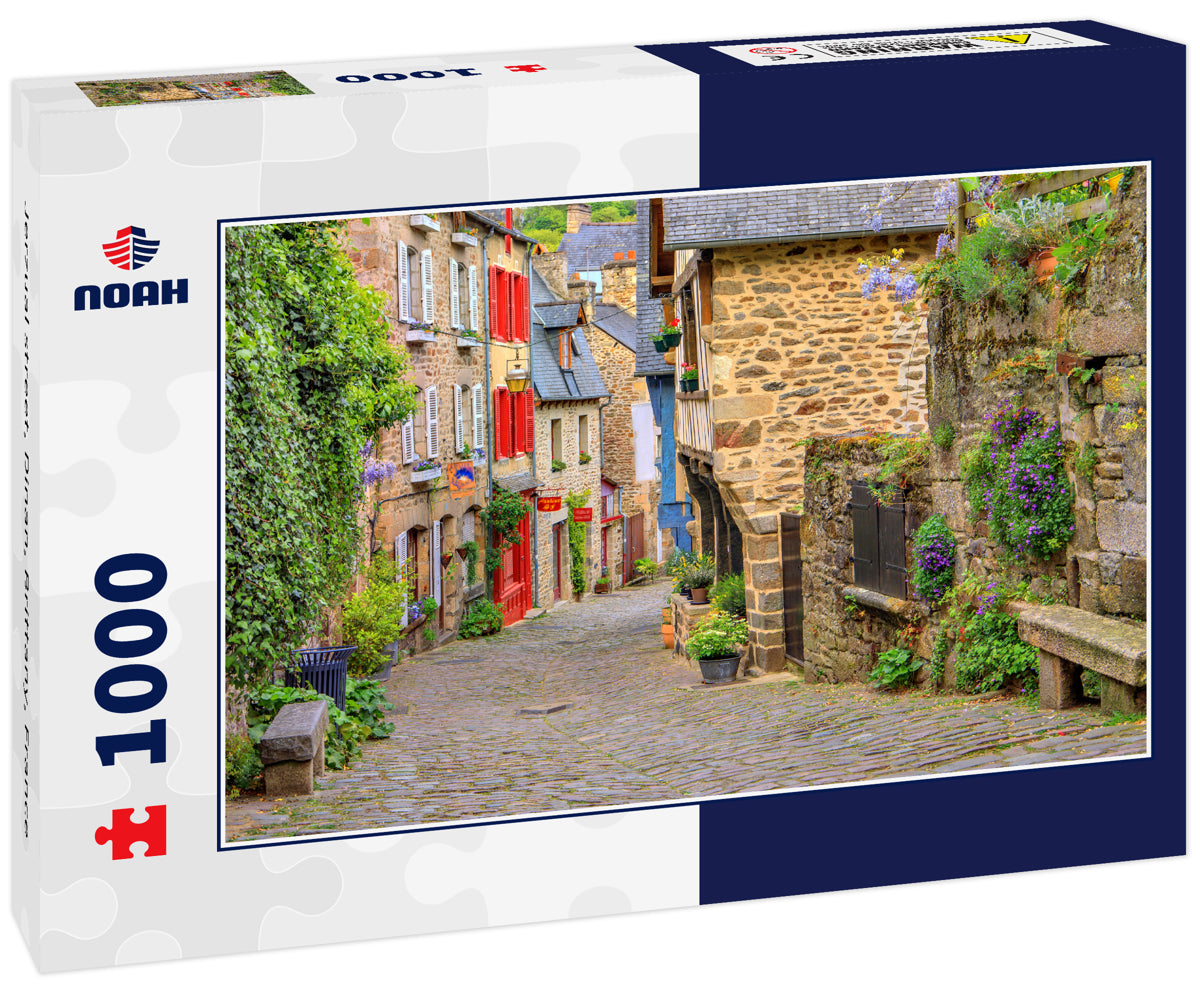 Jerzual street, Dinan, Brittany, France