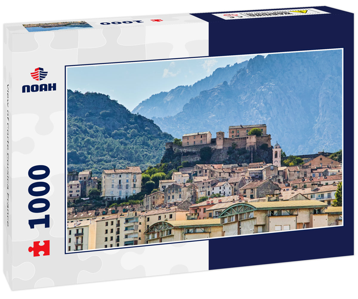 View of Corte Corsica France