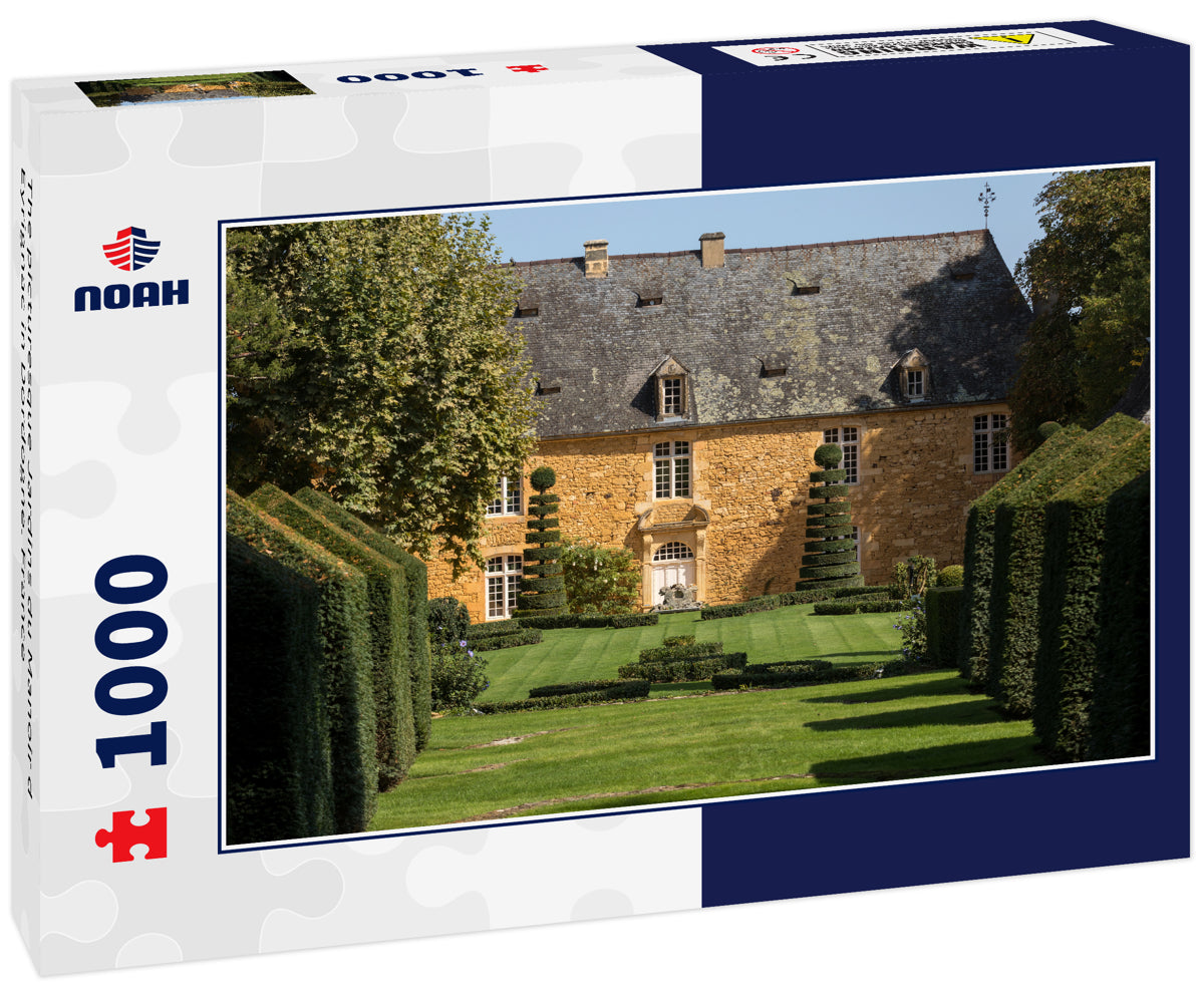 The picturesque Jardins du Manoir d Eyrignac in Dordogne. France