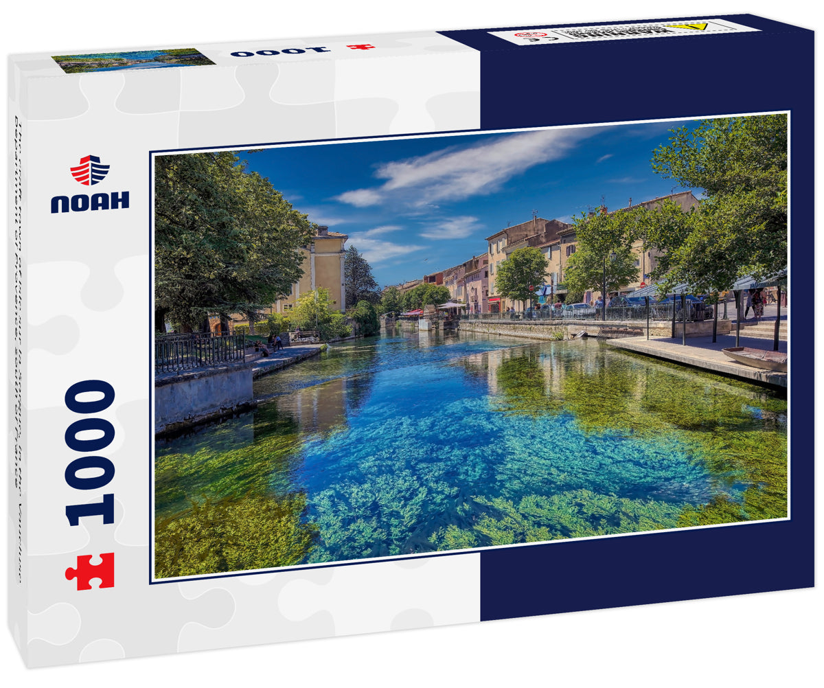 The craft town of Isle sur la Sorgue, in the Vaucluse Department of Provence, south of France