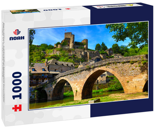 Belcastel- beautiful famous touristic village in Aveyron, France