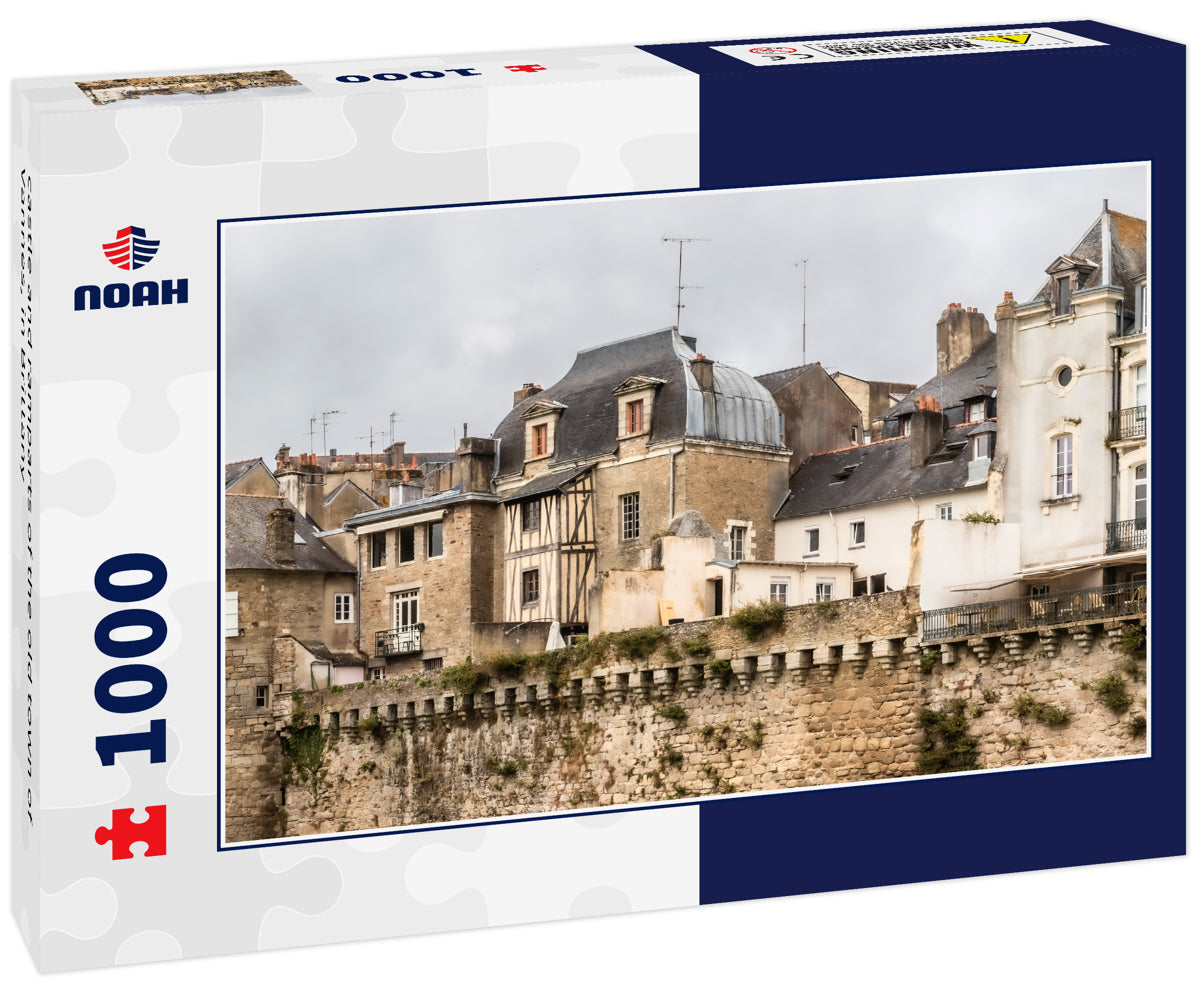 castle and ramparts of the old town of Vannes, in Brittany