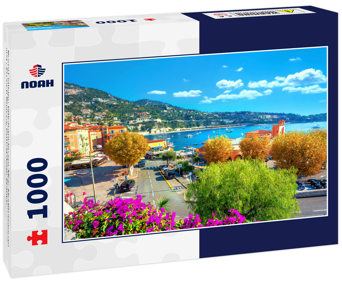 Resort village Villefranche sur Mer. Mediterranean sea , French Riviera, Cote d'Azur, France