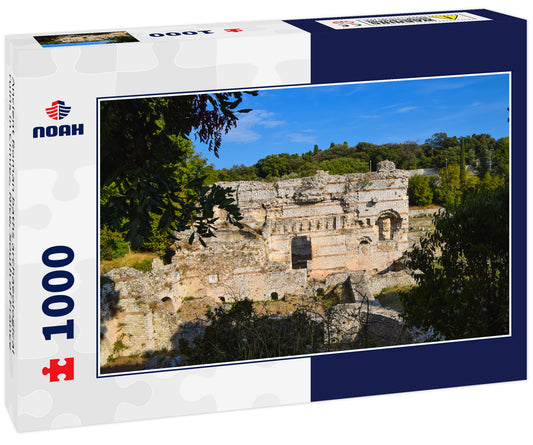 Ancient Roman baths archaeological ruins in Cimiez, Nice, South of France