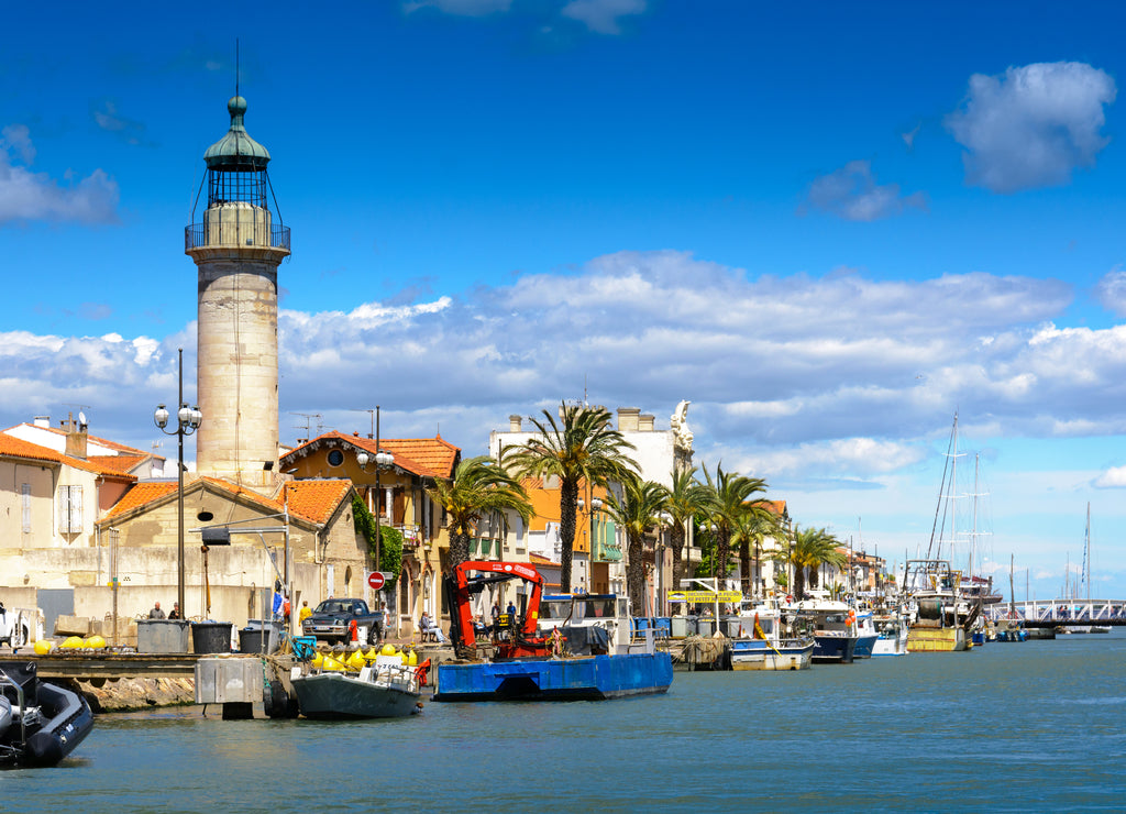 Phare du Port Camargue ou le Grau du Roi, France