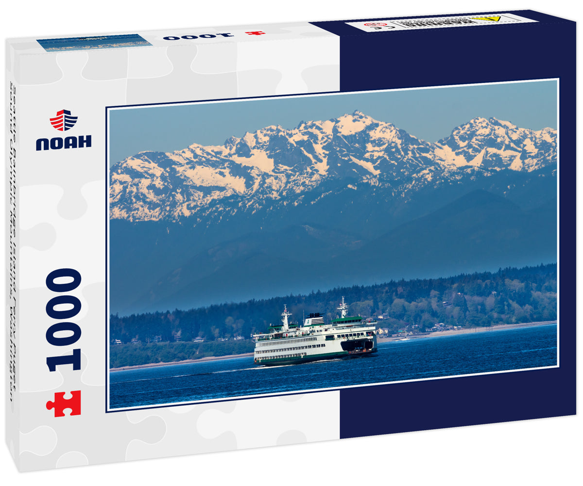 Seattle Bainbridge Island Ferry Puget Sound Olympic Mountains, Washington