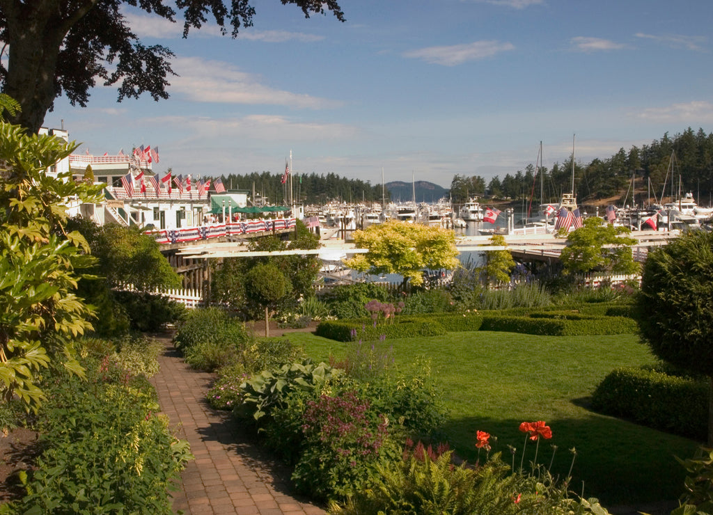 USA, Washington State, San Juan Islands, Roche Harbor in July