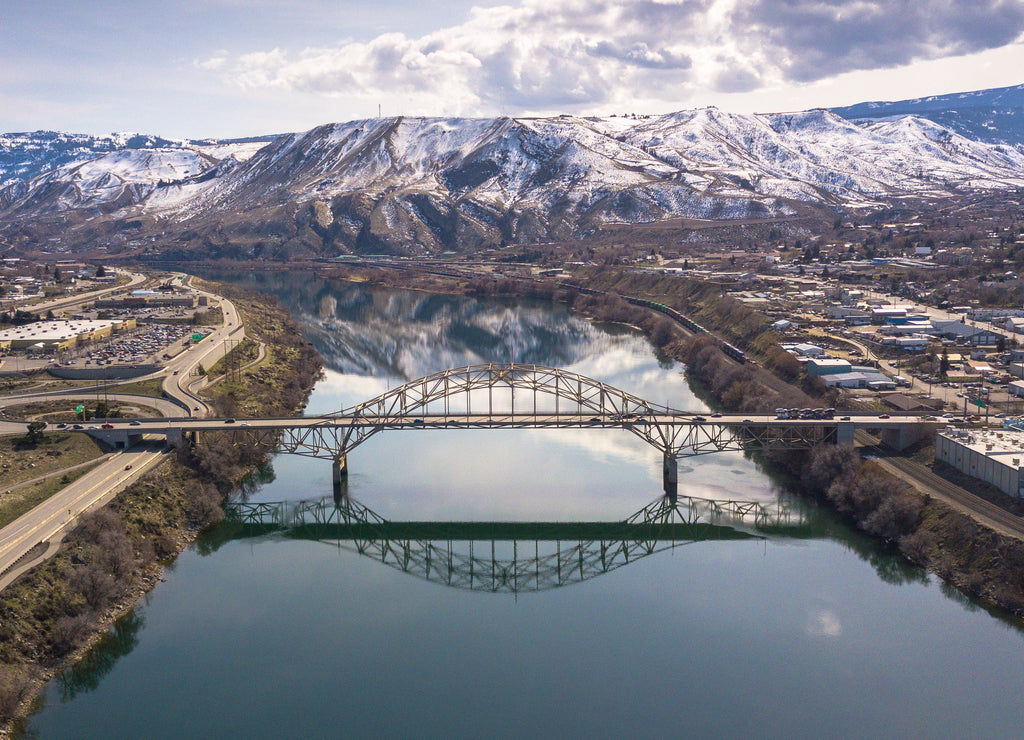 Bridge Over Columbia River - Wenatchee, Washington