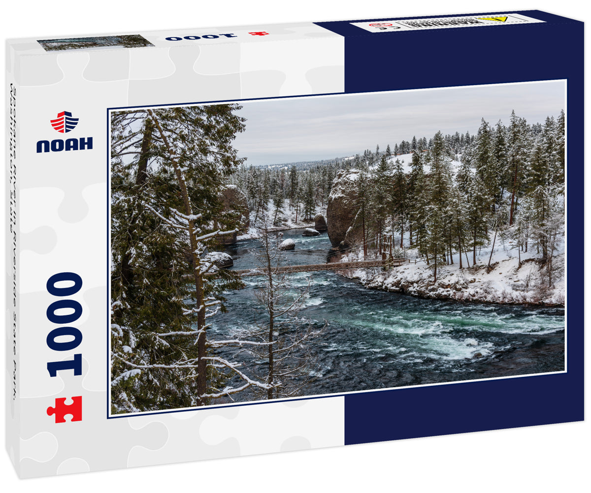 Spokane River in Riverside State Park. Washington, State