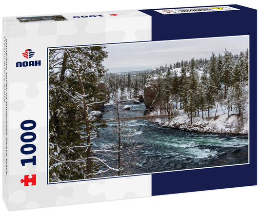 Spokane River in Riverside State Park. Washington, State