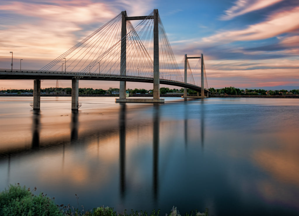 Ed Hendler Cable Bridge Kennewick, Washington