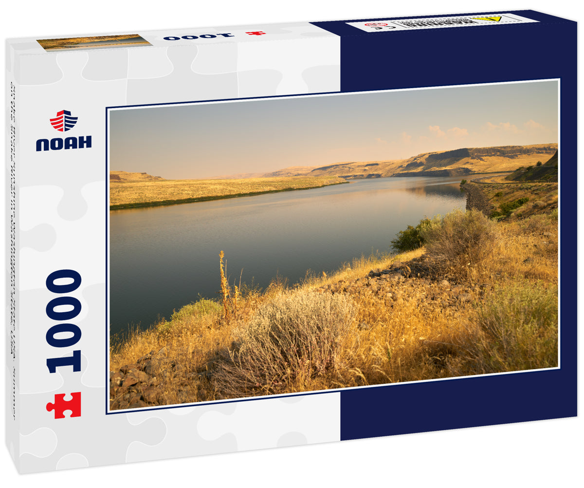 Snake River Sunshine Washington State USA. Summer on the Snake River in Washington State, USA