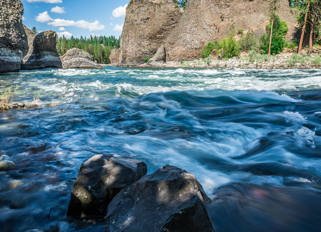 At riverside bowl and pitcher state park in spokane washington