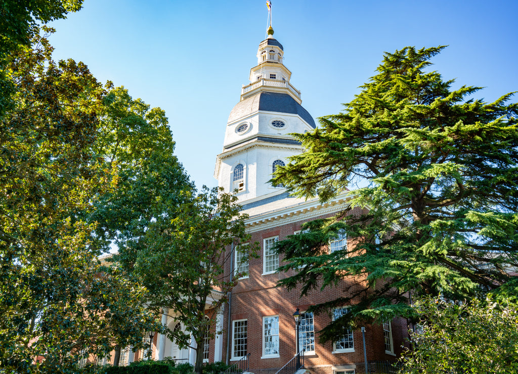 Maryland State Capital Building in Annapolis