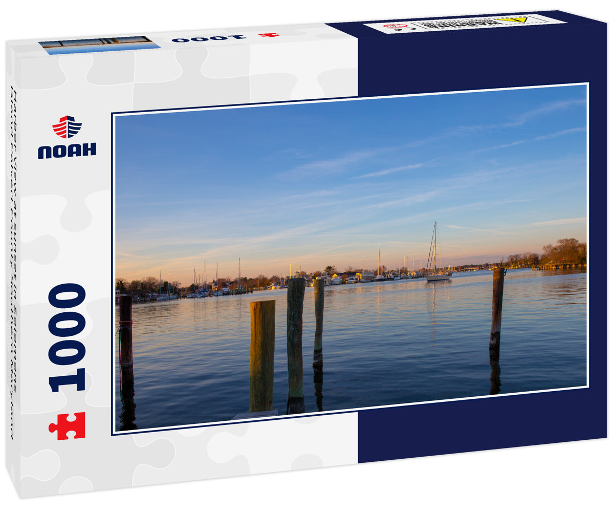Harbor View at sunset in Solomons Island Calvert County Southern Maryland
