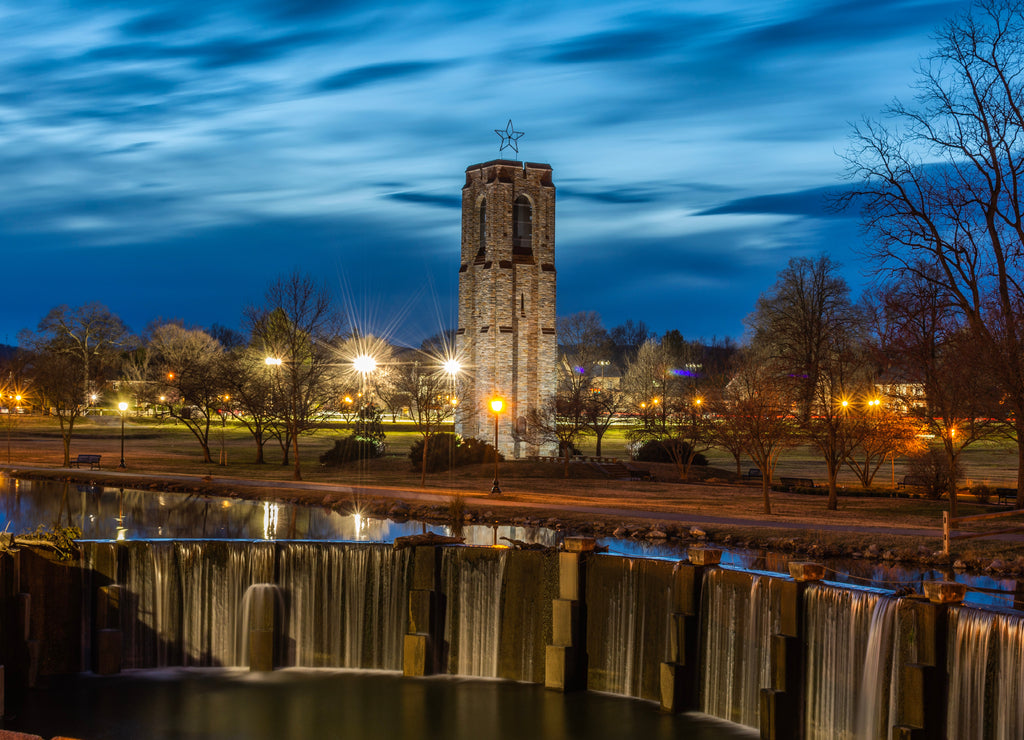 Baker Park located in downtown Frederick Maryland