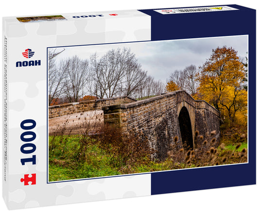 Historic Casselman Stone Arch Bridge - Autumn Splendor - Garrett County, Maryland