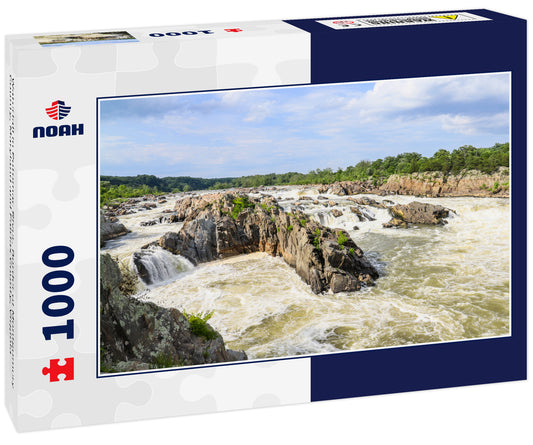 Waterfall in Potomac River. Border of Montgomery County, Maryland and Fairfax County, Virginia