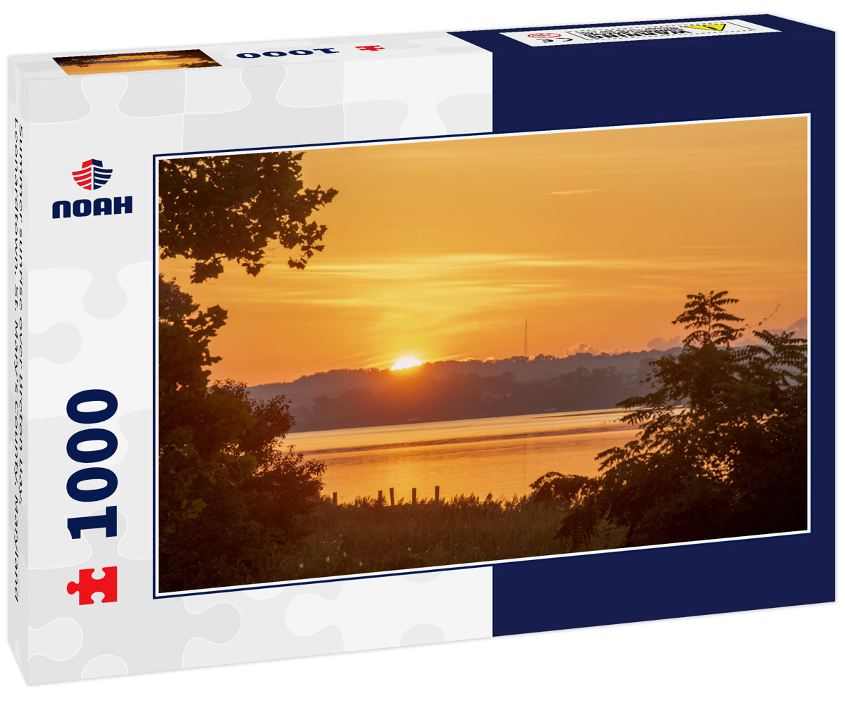 Summer sunrise over Breton Bay, Leonardtown, St. Mary's County, Maryland