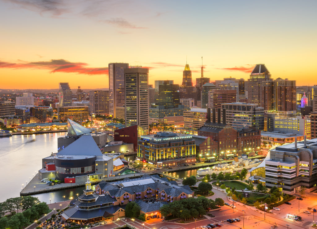 Baltimore Maryland Skyline