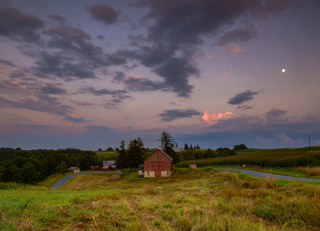 A calming rural Wisconsin setting