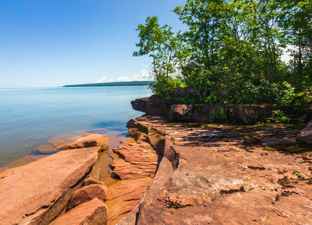 Beautiful Wisconsin Portion of the Lake Superior Shorelines