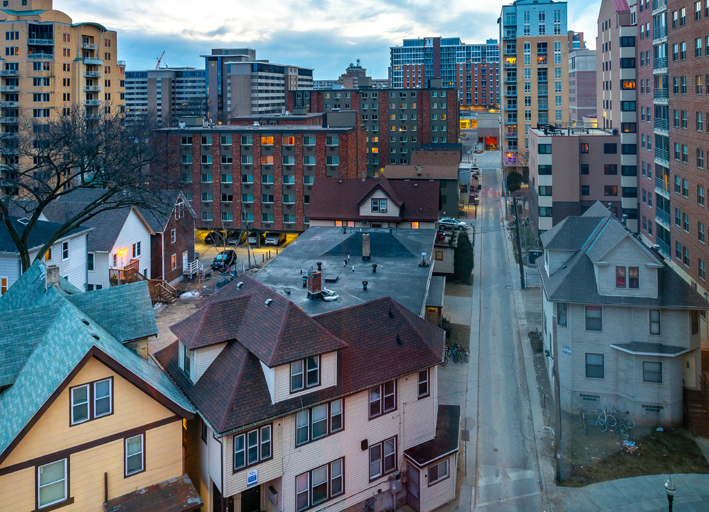 Photography of Madison, Wisconsin Skyline