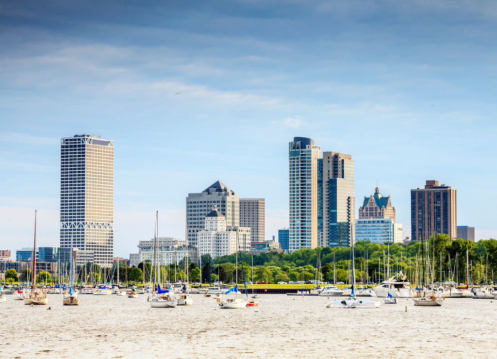 Milwaukee skyline, Wisconsin, USA
