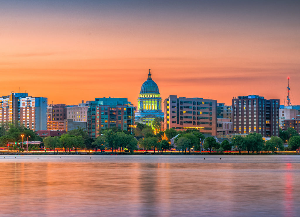 Madison, Wisconsin, USA Skyline