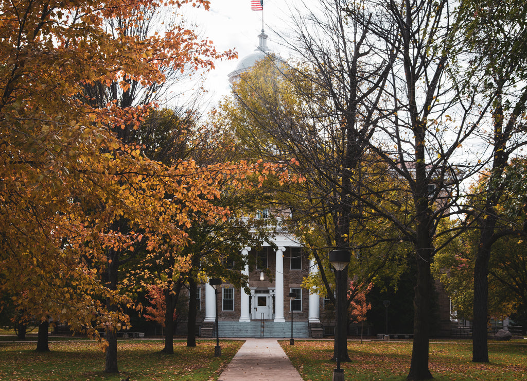 Lawrence university building in Appleton Wisconsin