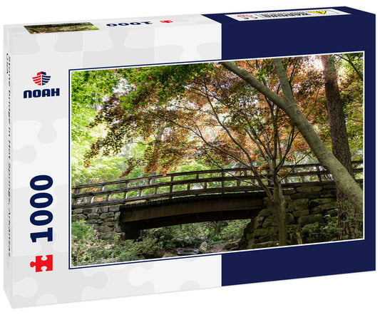 Stone bridge in Hot Springs, Arkansas USA