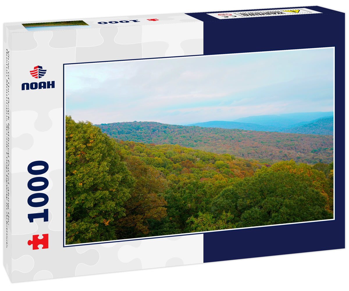 View of the Ozark National Forest along the Boston Mountains Scenic Loop byway in Arkansas