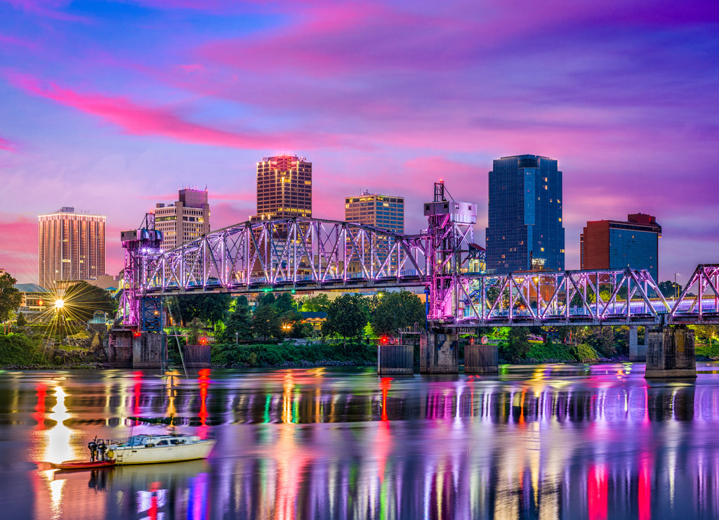 Little Rock Arkansas Skyline