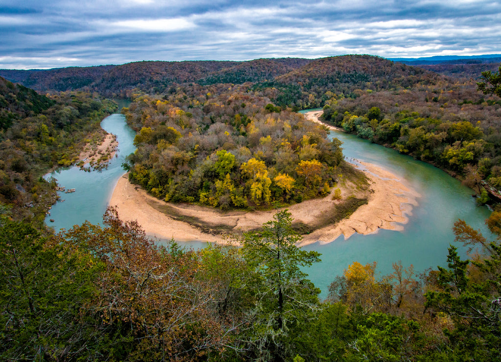 Fall on the Buffalo River Horseshoe Bend, Arkansas