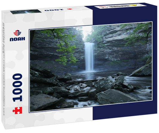 waterfall flower creek rocks boulders usa Arkansas Park