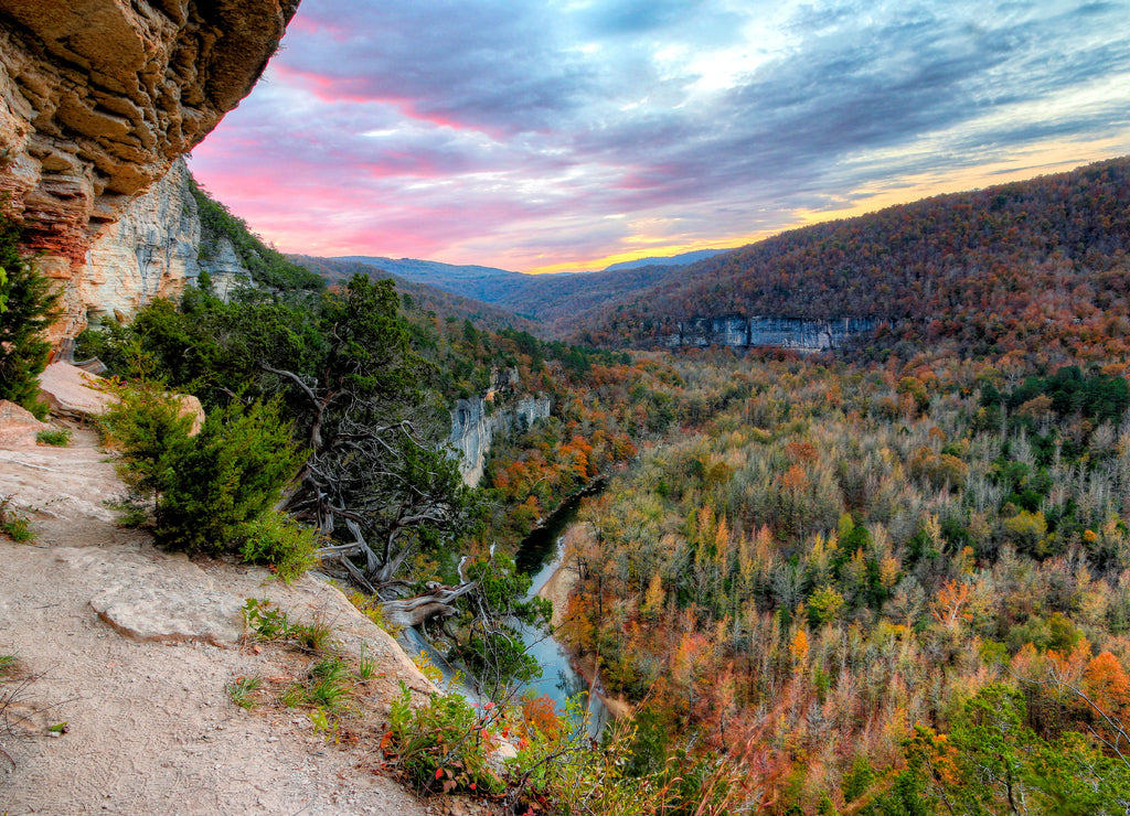 Big Bluff Sunrise Buffalo National River, Arkansas